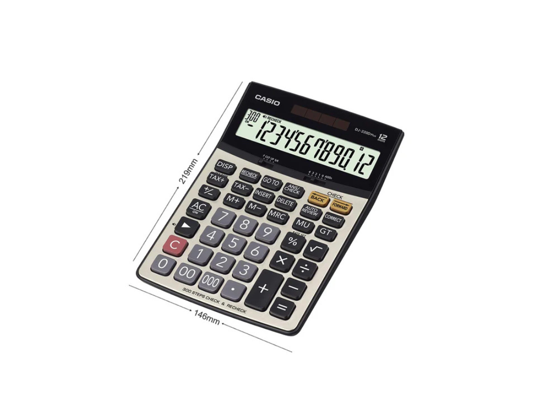 Buy Casio DJ-220D Plus Desktop Calculator, 12 Digits in Qatar Buy Casio DJ-220D Plus Desktop Calculator, 12 Digits in Qatar